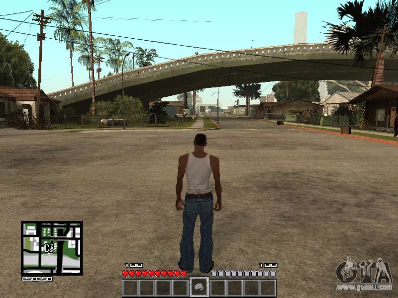 minecraft gta san andreas mod