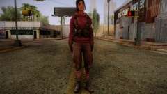 Zoey from Left 4 Dead Beta for GTA San Andreas