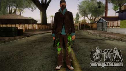 Aiden Pearce from Watch Dogs v3 for GTA San Andreas