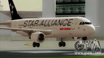 Airbus A320-200 Air India (Star Alliance Livery) for GTA San Andreas
