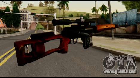 SVD from Metal Gear Solid for GTA San Andreas