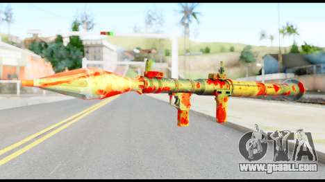 Rocket Launcher with Blood for GTA San Andreas