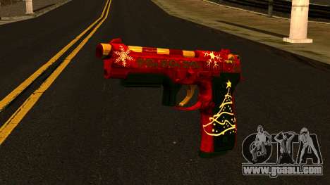 Christmas Gun for GTA San Andreas