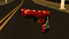 Christmas Gun for GTA San Andreas