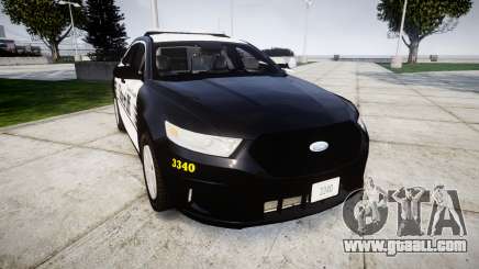 Ford Taurus 2014 Sheriff [ELS] for GTA 4