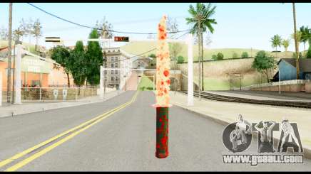 Knife with Blood for GTA San Andreas