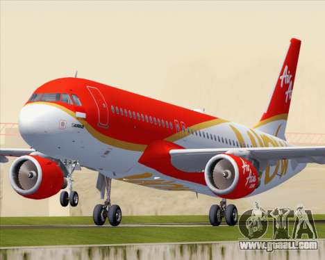 Airbus A320-200 Indonesia AirAsia WOW Livery for GTA San Andreas