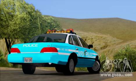 Ford Crown Victoria NYPD Blue for GTA San Andreas
