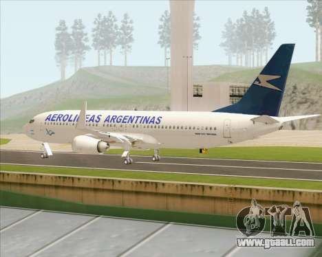 Boeing 737-800 Aerolineas Argentinas for GTA San Andreas