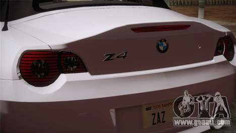 BMW Z4 V10 IVF for GTA San Andreas