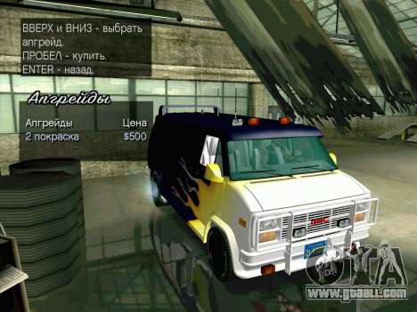 GMC The A-Team Van for GTA San Andreas