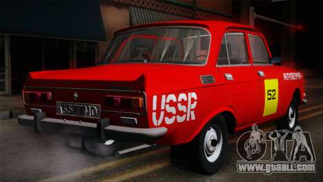 АЗЛК 412 USSR Autosport for GTA San Andreas