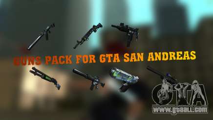 Guns Pack for GTA San Andreas