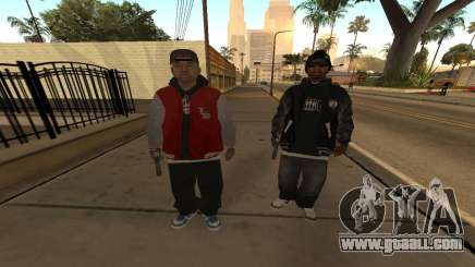 Ballas Skin Pack for GTA San Andreas