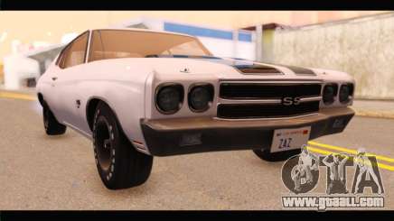 Chevrolet Chevelle 1970 3D Shadow for GTA San Andreas