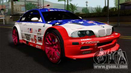 BMW M3 GTR 2001 Prototype Technology Group for GTA San Andreas