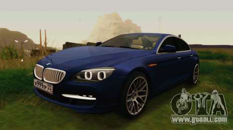 BMW 6 Series Gran Coupe 2014 for GTA San Andreas