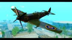 Supermarine Spitfire F MK XVI 318 SQ for GTA San Andreas