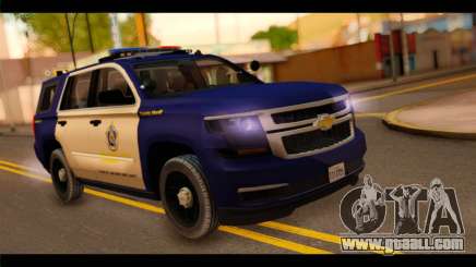 Chevrolet Suburban 2015 BCSD Sheriff for GTA San Andreas