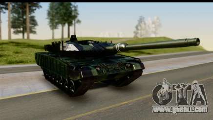 Leopard 2A6 Woodland for GTA San Andreas