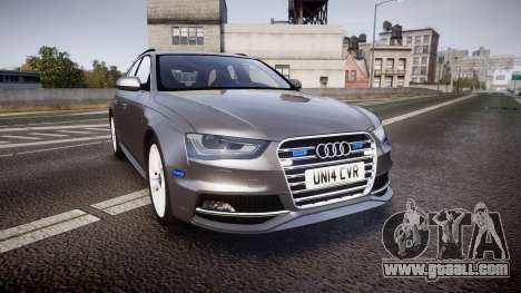Audi S4 Avant Unmarked Police [ELS] for GTA 4