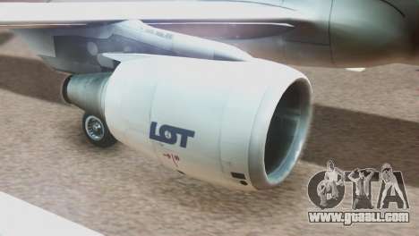 LOT Polish Airlines Airbus A320-200 (New Livery) for GTA San Andreas