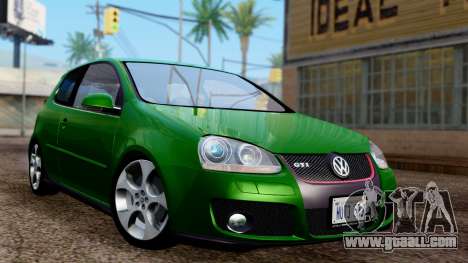 Volkswagen Golf Mk5 GTi Tunable PJ for GTA San Andreas