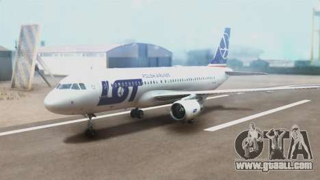 LOT Polish Airlines Airbus A320-200 (New Livery) for GTA San Andreas
