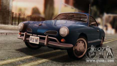 Volkswagen Karmann-Ghia Coupe (Typ 14) 1955 IVF for GTA San Andreas