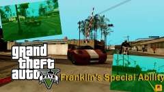 Special ability of Franklin indicator for GTA San Andreas
