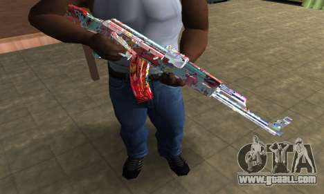 Cool Graf AK-47 for GTA San Andreas