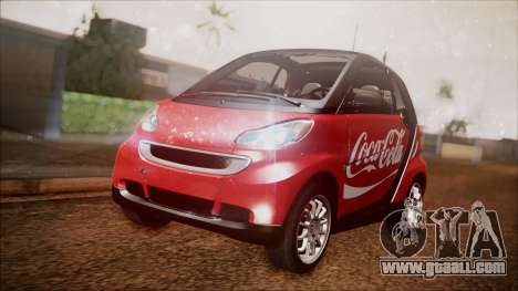 Smart ForTwo Coca-Cola Worker for GTA San Andreas