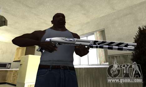 Black Lines Shotgun for GTA San Andreas