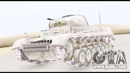 Panzerkampwagen II Snow for GTA San Andreas