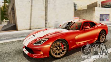 Dodge Viper SRT GTS 2013 IVF (MQ PJ) HQ Dirt for GTA San Andreas