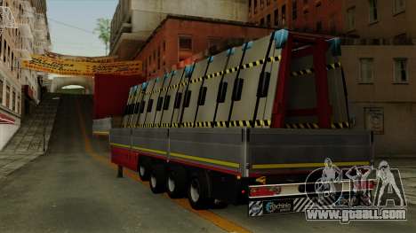 Flatbed3 Red for GTA San Andreas