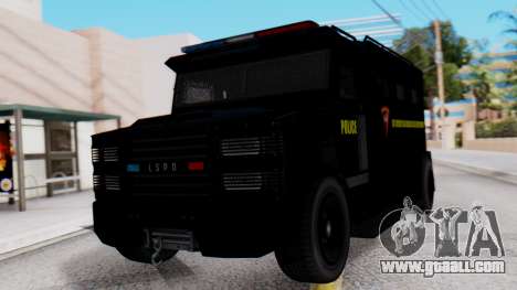 GTA 5 Enforcer Indonesian Police Type 1 for GTA San Andreas