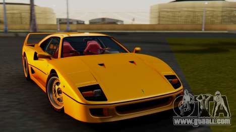 Ferrari F40 1987 without Up Lights for GTA San Andreas