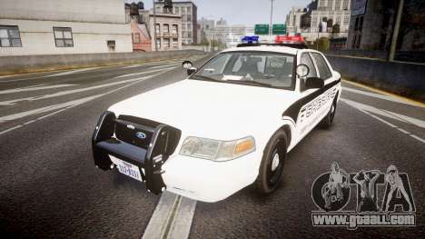 Ford Crown Victoria 2008 New Alderney Sheriff for GTA 4