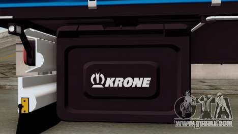 Trailer Krone Profiliner v1 for GTA San Andreas