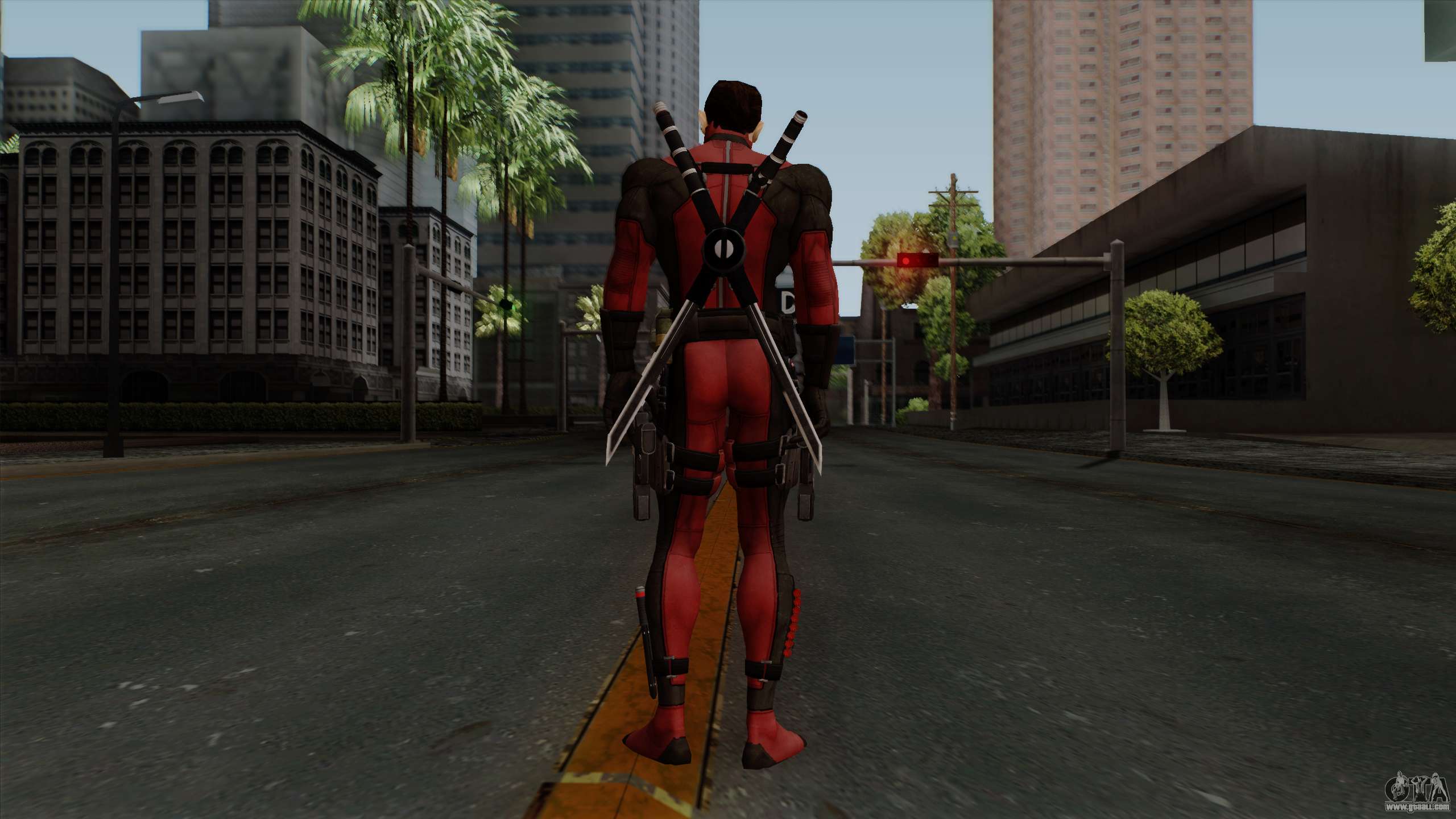 Deadpool Without Mask For Gta San Andreas