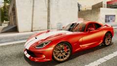 Dodge Viper SRT GTS 2013 IVF (MQ PJ) HQ Dirt for GTA San Andreas