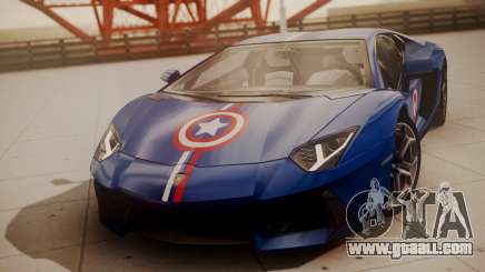 Lamborghini Aventador LP 700-4 Captain America for GTA San Andreas