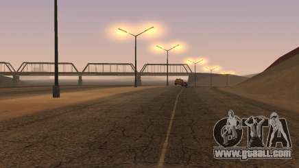 Lights from San Fierro to Las Venturas for GTA San Andreas