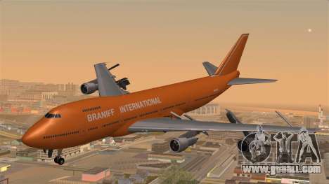 Boeing 747 Braniff for GTA San Andreas