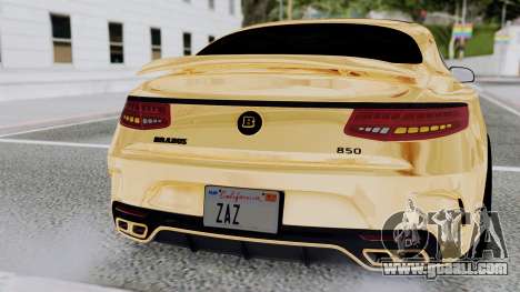 Brabus 850 Gold for GTA San Andreas