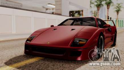 Ferrari F40 1987 without Up Lights HQLM for GTA San Andreas