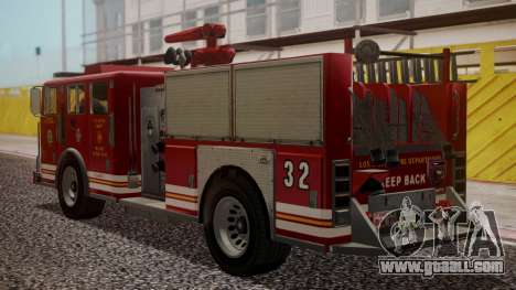 GTA 5 MTL Firetruck for GTA San Andreas