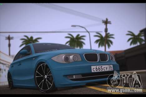 BMW 118i for GTA San Andreas
