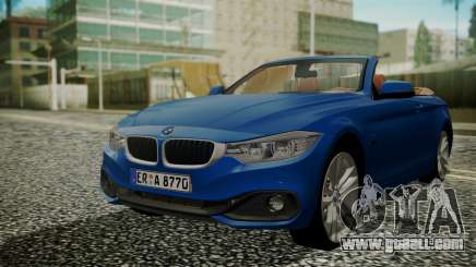 BMW M4 F32 Convertible 2014 for GTA San Andreas